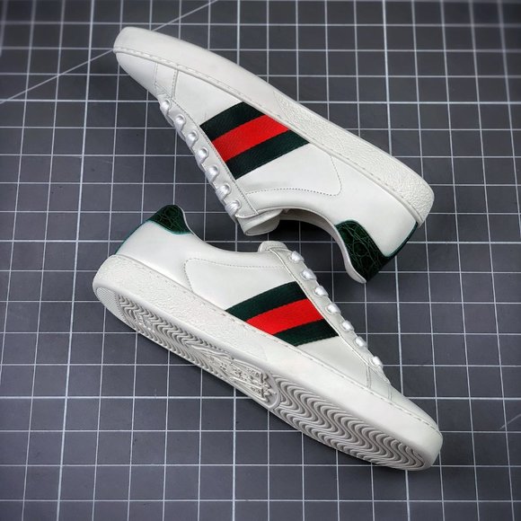 newgUCCI LEATHER CASUAL SHOES CLASSIC
